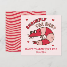 Retro Groovy Garnalen De Beste kids Valentijnsdag