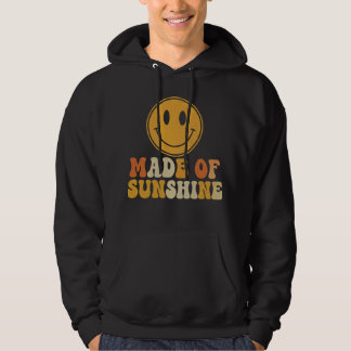Retro Groovy Geest: "Gemaakt van Zonneschijn" Retr Hoodie
