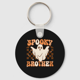 Retro Groovy Ghost Spooky Brother Kostuum Matching Sleutelhanger