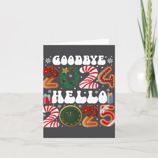 Retro Groovy Goed  Kaart (Voorkant)