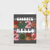 Retro Groovy Goed  Kaart (Gele Bloem)