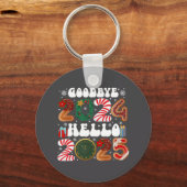 Retro Groovy Good Sleutelhanger (Voorkant)