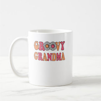Retro Groovy Grandma Matching Family Koffiemok