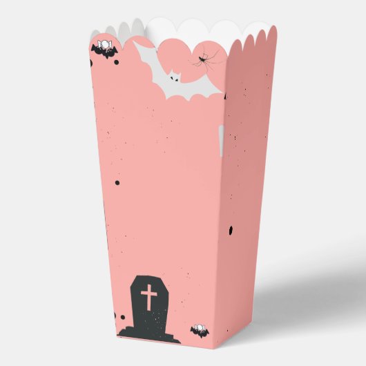 Retro Groovy Halloween spooky een eerste verjaarda Bedankdoosjes (Achterkant)