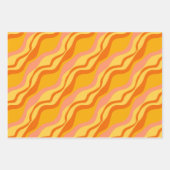 Retro Groovy Hippie Wrapping Papier Bladen Inpakpapier Vel (Voorkant 3)