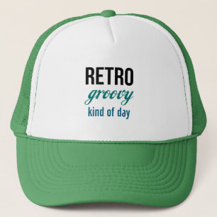 Retro Groovy Hoed Trucker Pet
