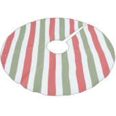 Retro Groovy Holly Jolly Vibes Vakantie Kerstboom Rok (Gekanteld)