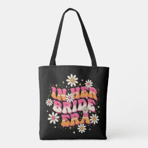Retro Groovy In Haar Bruids Tijdperk 70s Bachelore Draagtas