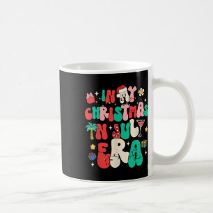 Retro Groovy In Mijn Christmas In July Tijdperk Zo Koffiemok
