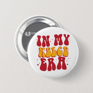 Retro Groovy In Mijn Kelce Tijdperk Ronde Button 5,7 Cm