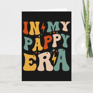Retro Groovy In Mijn Pappy Tijdperk Grappige Vader Kaart