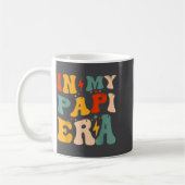 Retro Groovy In My Pa Era Funny Father's Day Mens  Koffiemok (Links)