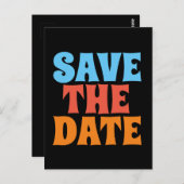 RETRO GROOVY JAREN 60 OPSLAAN KAARTJES BRIEFKAART (Voorkant / Achterkant)