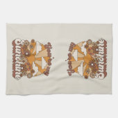 Retro Groovy | Jij bent mijn Sunshine Theedoek (Horizontaal)