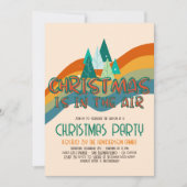 Retro Groovy-kerstfeestdag Kaart (Voorkant)