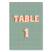 Retro Groovy Kleurrijke Wavy Boho Bruiloft Kaart (Voorkant)