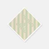 Retro Groovy Kleurrijke Wavy Boho Bruiloft Servet (Hoek)