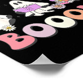 retro Groovy Lees Verder Boeken Ghost Boo ghoul gr Poster (Hoek)