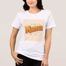 Retro Groovy Mama 70s Bubbel Letters Moederdag