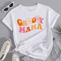 retro groovy mama eerste verjaardag matching