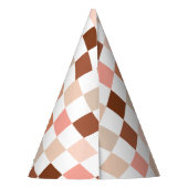 Retro Groovy Meisjes Verjaardag Viering Feesthoedjes (Achterkant)