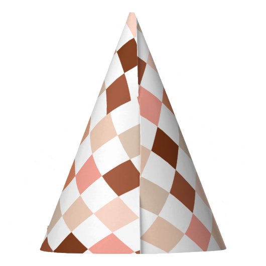 Retro Groovy Meisjes Verjaardag Viering Feesthoedjes (Achterkant)