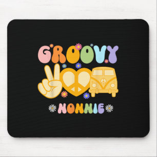 Retro Groovy Nonnie Oma Familie Matching Moeder Muismat