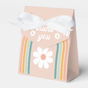 Retro Groovy One Boho First Birthday Bedankdoosjes