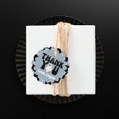 Retro Groovy One Happy Boo Boy Bedankt Bedankjes Labels