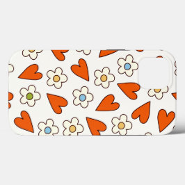 Retro Groovy Patronen 70s-60s-80s iPhone 13 Hoesje