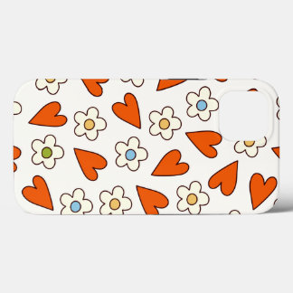 Retro Groovy Patronen 70s-60s-80s iPhone 13 Hoesje