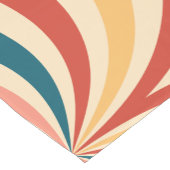 Retro Groovy Patroon Korte Tafelloper (Hoek)