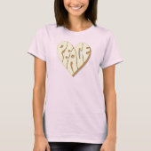 Retro Groovy Peace Heart Inspirerend Essential T-shirt (Voorkant)