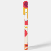 Retro Groovy Phone Case Floral Hippie Hoesje gesch (Achterkant / Links)