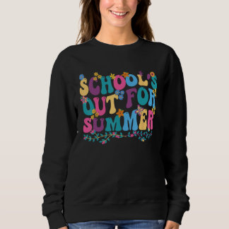 Retro Groovy School is Uit Voor Zomer Afstudeer Te Trui