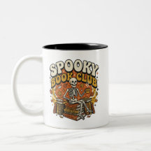 Retro Groovy Skelet Boekliefhebber Halloween