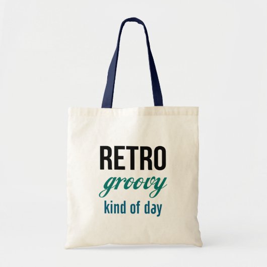 Retro Groovy Soort Dagtas Tote Bag (Voorkant)