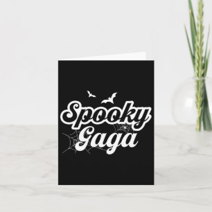 Retro Groovy Spooky Gaga Halloween Witch Mom Grand Kaart