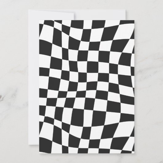 Retro Groovy Spooky Ghost Halloween Party Kaart (Achterkant)