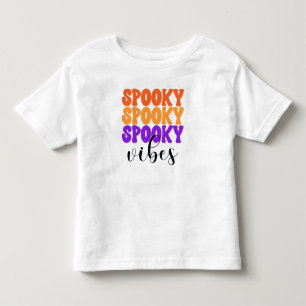 Retro Groovy Spooky Vibes Halloween Kinder Shirts