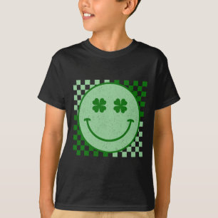 Retro Groovy St. Patrick's Dag Hippie Lachend Gezi T-shirt