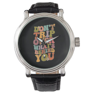 Retro Groovy: Stuit Niet Over Wat Er Achter Je Zit Horloge