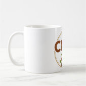 Retro Groovy TEA Typography Coffee & Tea Mug (Gauche)