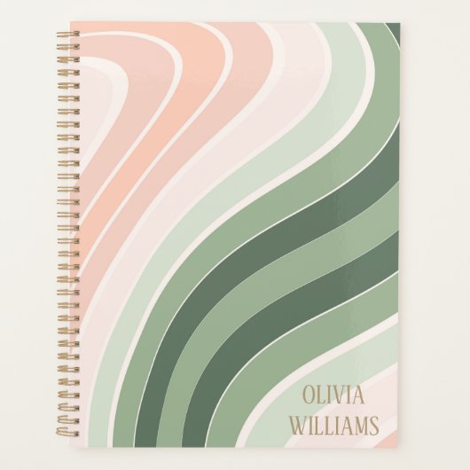 Retro Groovy Wavy Pattern (Devant)