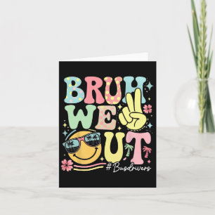 Retro Groovy We hebben buschauffeurs de laatste da Kaart