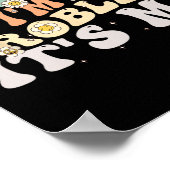  retro groovy zijn me hi ik ben het probleem zijn poster (Hoek)