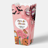 Retro Grooy Laten we gaan ghoul Halloween Verjaard Bedankdoosjes (Voorkant)