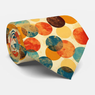 retro grote polka stippen stropdas