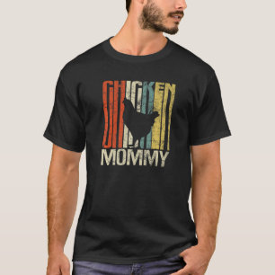 Retro grunge boer kippenkuiken t-shirt