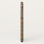 Retro Grunge Chevron Pattern Case-Mate iPhone Case (Achterkant/links)